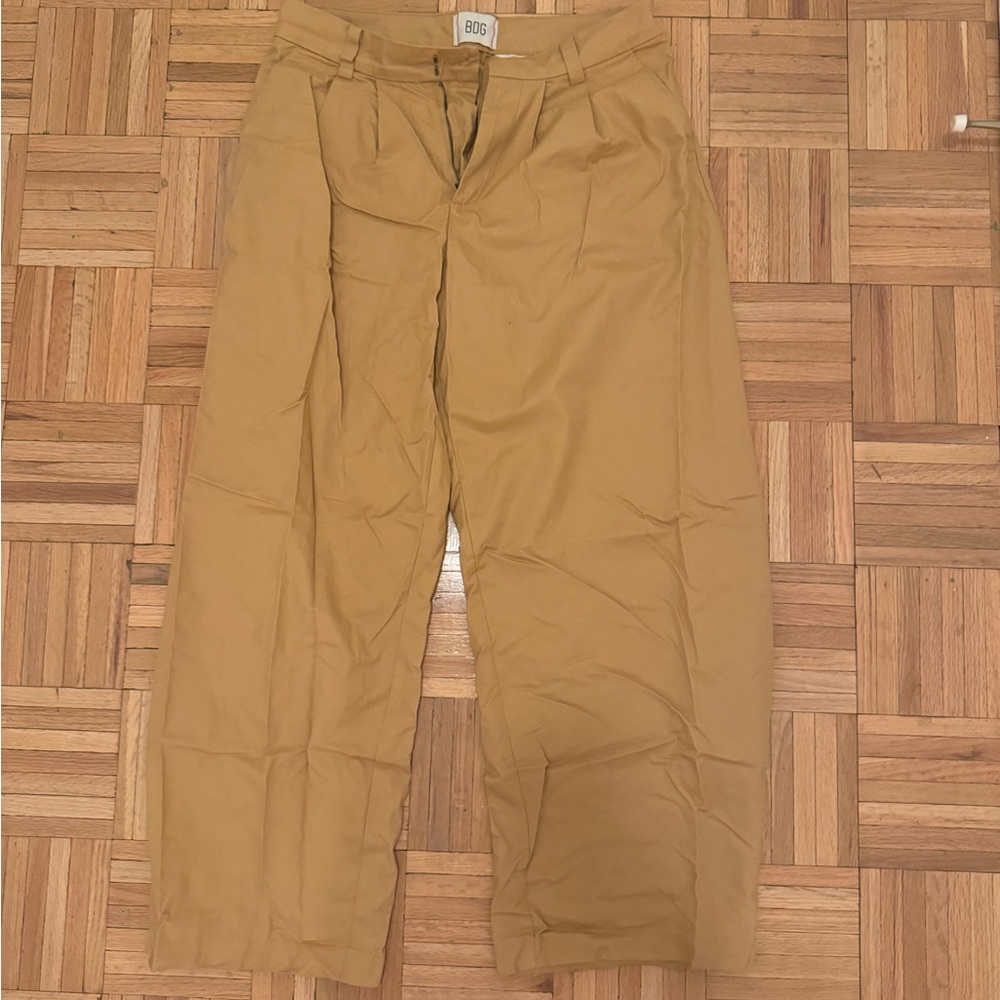 BDG wide leg pants in Camel